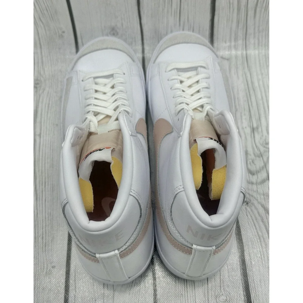 Nike‎ Women's Blazer Mid '77 Vintage White Pink Oxford Size 12 CZ1055‑118 - Picture 3 of 7